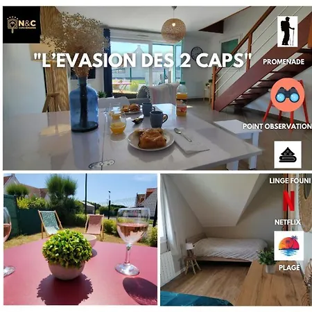 L'evasion Des 2 Caps-5 Personnes- Bord De Holiday home Audinghen