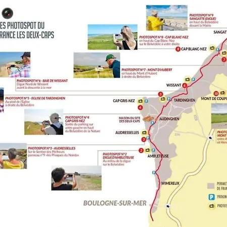 펜션 L'evasion Des 2 Caps-5 Personnes- Bord De